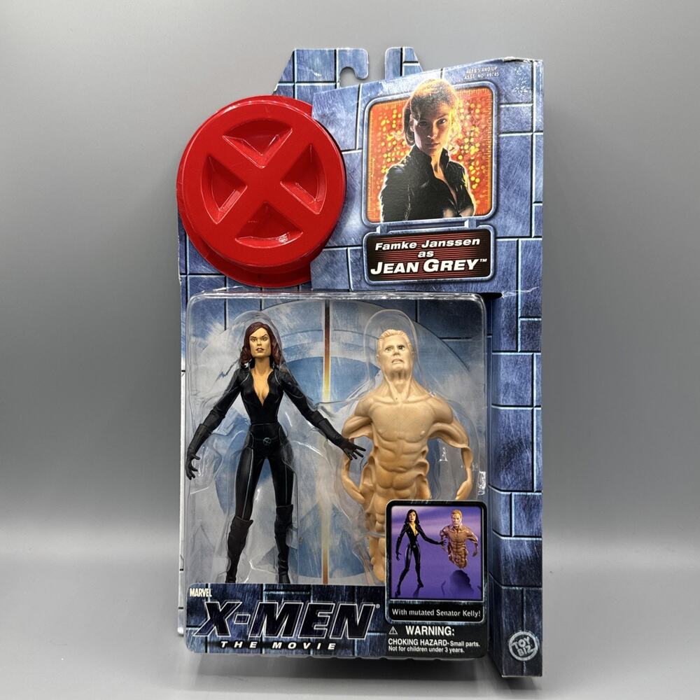 2000 Toy Biz X-Men: The Movie Famke Janssen As Jean Grey With Mutated Sen. Kelly